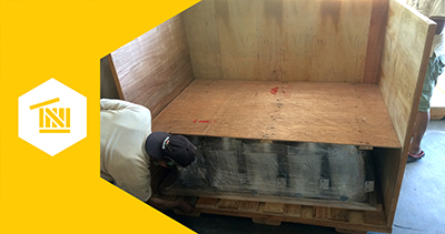 Popular Pack Sdn Bhd packer uncrate good for customer.